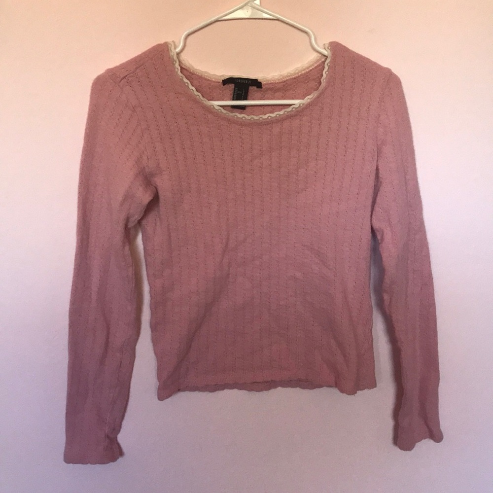 pink long sleeve
